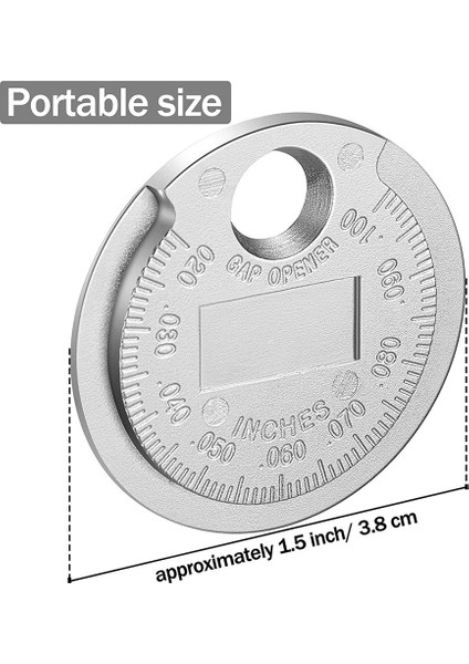 Buji Alanı Aracı Boşluk Ölçer - Teli Buji Alanı Ölçme Aracı, 0,020 Inç'ten 0,100 Inçe Ölçeklendirilmiş (Yurt Dışından) fiyatları