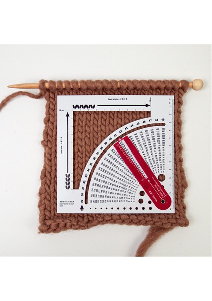 Örgü Ölçer Dönüştürücü Dikiş Satır Sayısını Hesaplayın Örgü Kararlı Plastik Hesap Makinesi Dıy Giyim Dikiş (Yurt Dışından) indirimleri