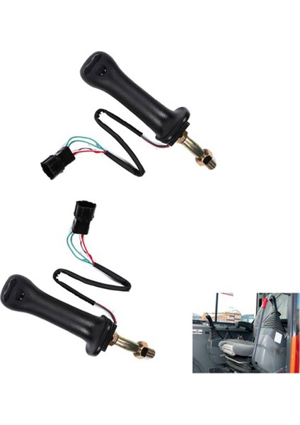 3 Düğme Ekskavatör Joystick Takma Kolu Dişliler Daewoo Doosan Dh DX150 215 225 300 370-9C Sol Kontrol Çubuğu (Yurt Dışından) modelleri