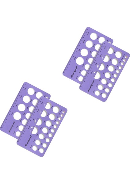 Flanş Silikon Meme Cetveli Flanş Boyutu Meme Ölçme Cetveli Meme Yumuşak Silikon Flanş Boyutlandırıcı, Göğüs Pompası Boyutu Aracı (Yurt Dışından)