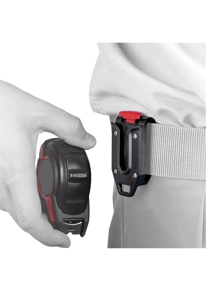 Ölçüm Bandı Rafı Bant Otomatik Toka Ölçüm Kalınlaştırılmış Kemer Klipsi Sabit Plastik Taşınabilir Alet Tutucu Klipsi (Yurt Dışından) modelleri