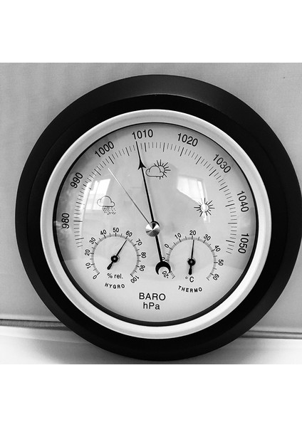 Dijital Kapalı Higrometre Taşınabilir 3'ü 1 Arada Duvara Asılan Hava Termometresi Ometre Higrometre Ev Dekoru 132MM Farklı Ortamlar Için Kullanım (Beyaz, Tek Boyut) (Yurt Dışından) modelleri