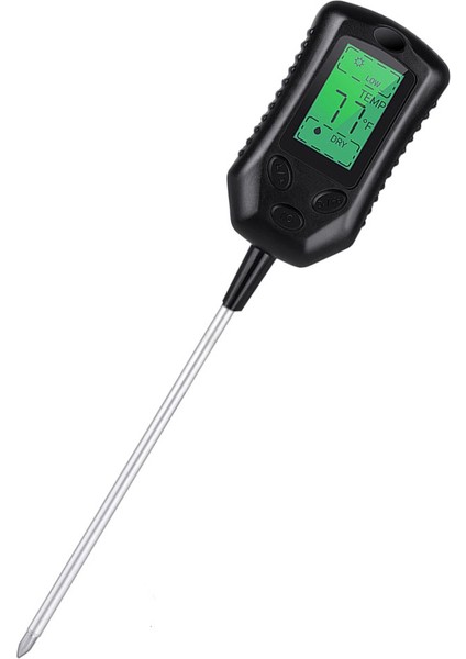 In-1 Toprak Ph Ölçer Nem Monitörü Sıcaklık Güneş Işığı Test Cihazı Bahçe Bitkileri Tarım Için Dijital Arka Işık (Yurt Dışından) fırsatları