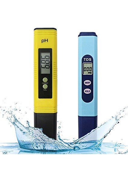 Su Kalitesi Test Ölçer, Ph Metre Tds Metre 2'si 1 Arada Kit, Hidroponik, Akvaryumlar, Içme Suyu, Ro Sistemi, Havuz ve Balık Havuzu Için 0-14.00PH ve 0-9990 Ppm Ölçüm Aralığı (Yurt Dışından)