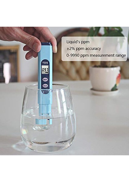 Su Kalitesi Test Ölçer, Ph Metre Tds Metre 2'si 1 Arada Kit, Hidroponik, Akvaryumlar, Içme Suyu, Ro Sistemi, Havuz ve Balık Havuzu Için 0-14.00PH ve 0-9990 Ppm Ölçüm Aralığı (Yurt Dışından) indirimleri