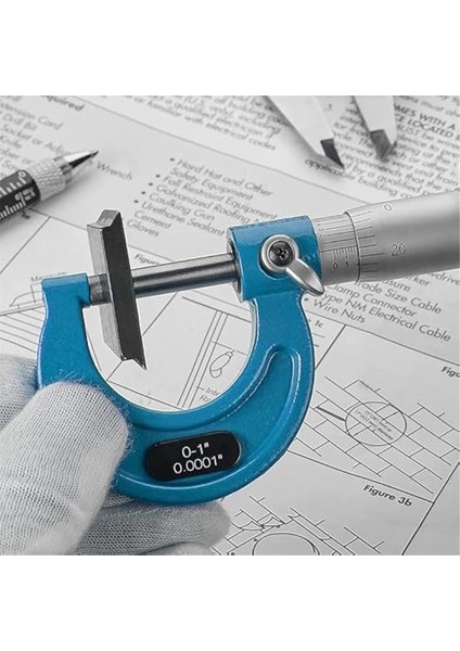 Dış Mikrometre, 0-1 Inç Makinist Mikrometresi, 0.0001 Inç Dereceli Mikrometre Seti, Hassas Mikrometre Makinist Aleti (Yurt Dışından) fiyatları