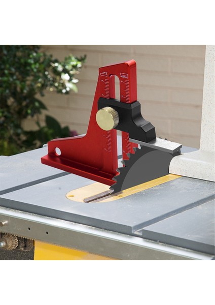 Yükseklik Ölçer, Kurulum Ayarlanabilir Masa Testeresi Derinlik Ölçer - Alüminyum Teraziler Dıy Cetvel Ağaç Işleme Yükseklik Ölçüm Aracı (Yurt Dışından) fiyatları