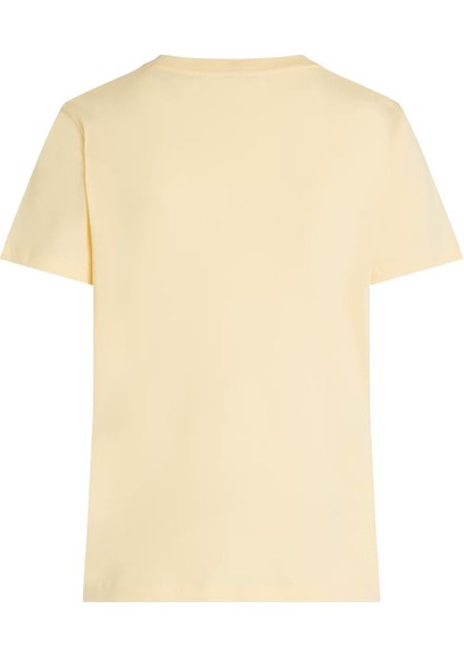 Kadın Regular Corp Logo T-Shirt - Sarı fiyatları