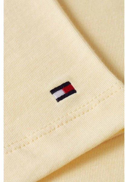 Kadın Regular Corp Logo T-Shirt - Sarı modelleri