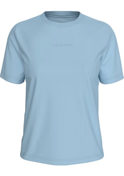 Kadın A - Ss Klasik 20S Jsy Logo Grap T-Shirts – Açık Mavi