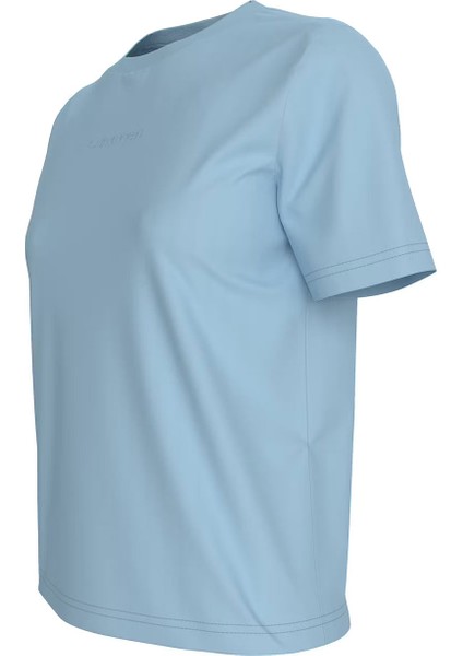Kadın A - Ss Klasik 20S Jsy Logo Grap T-Shirts – Açık Mavi