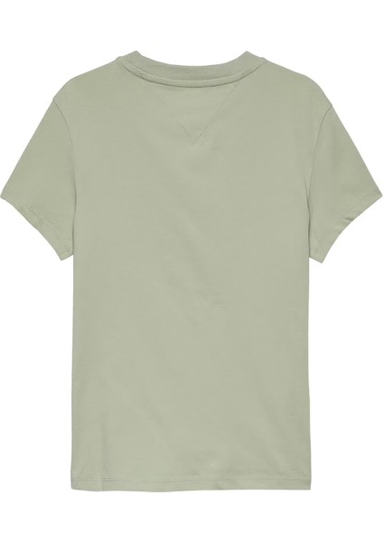 Kadın Slim Linear Kısa Kollu T-Shirt - Açık Yeşil fiyatları