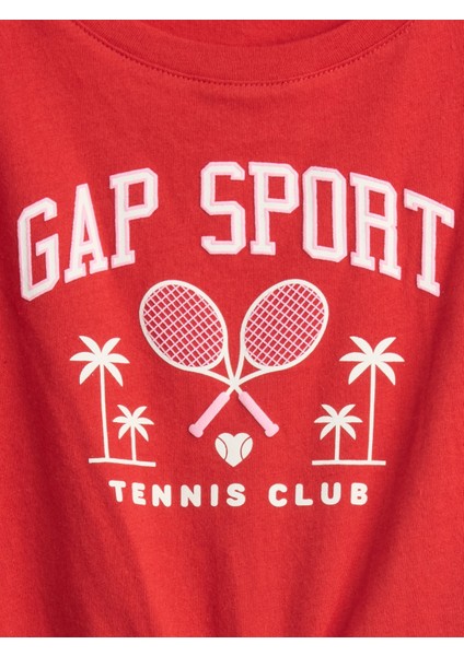 Kız Bebek Kırmızı Baby & Toddler Kravat Düğümü Logo T-Shirt fiyatları