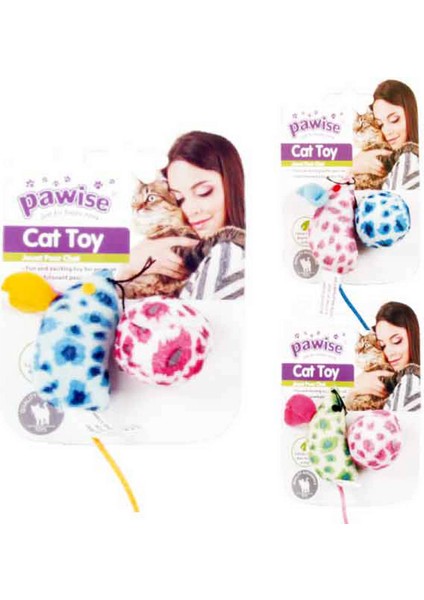 Kumaş Oyuncak Fare ve Top Ynsmr