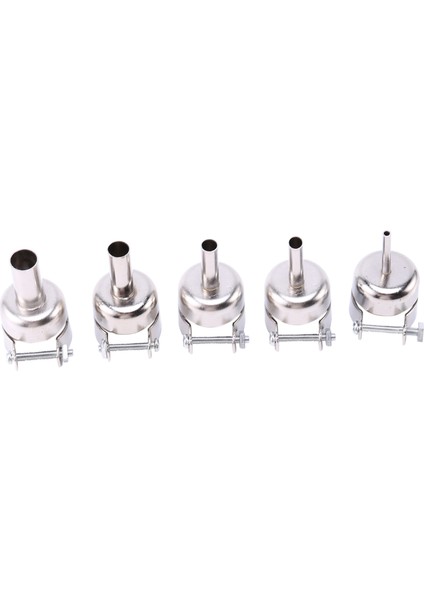 5 Adet Sıcak Hava Tabancası Ucu Üniversal Tabanca Ucu 850 852D 898 858 Lehimleme Istasyonu Ek Parçaları Için (Yurt Dışından)