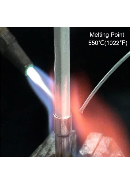 100 Adet Alüminyum Elektrot Teli Düşük Sıcaklıklı Eriyebilir Çözüm Kaynak Akı Içermeyen Elektrot 1.6MMX33CM(1/16 Inç x 13 Inç) B (Yurt Dışından) modelleri