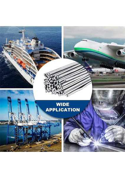 100 Adet Alüminyum Elektrot Teli Düşük Sıcaklıklı Eriyebilir Çözüm Kaynak Akı Içermeyen Elektrot 1.6MMX33CM(1/16 Inç x 13 Inç) B (Yurt Dışından) indirimleri