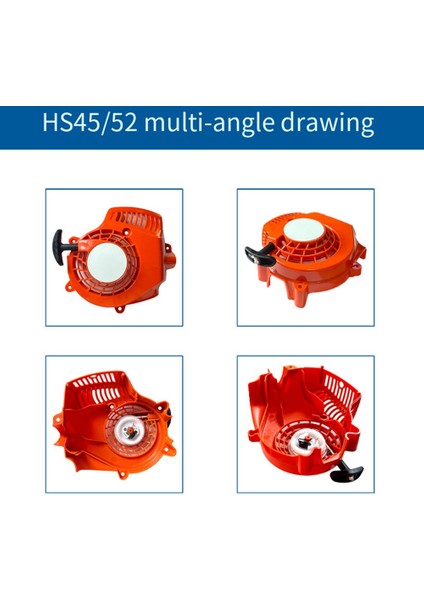 Stıhl HS45 HS52 Çit Budama Makinesi Için Ters Geri Tepme Çekme Başlatıcısı El Çekme Çit Budama Makinesi 42280802100 (Yurt Dışından) modelleri