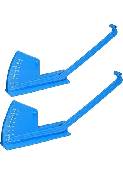 Güverte Seviye Ölçer 2 Paket Biçme Makinesi Araç Ölçüm Derinlik Ölçer Güverte Bakım Aracı (Yurt Dışından)