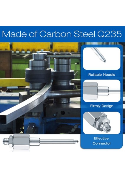 Sertleştirilmiş Çelik Uçlu Dar Iğne Nozullu Gres Adaptörü, 1/8 Inç Npt Dişli Iğne Burunlu Gres Dağıtıcı (Yurt Dışından) indirimleri