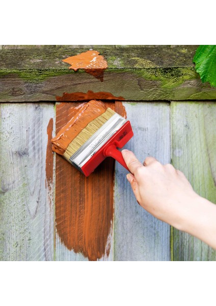 Adet Kulübe Çit Boya Fırçaları Güverte ve Ahşap Blok Boya Fırçası 4.7 İNÇ/120 mm Her Türlü Boyama Işi Için (Yurt Dışından) modelleri