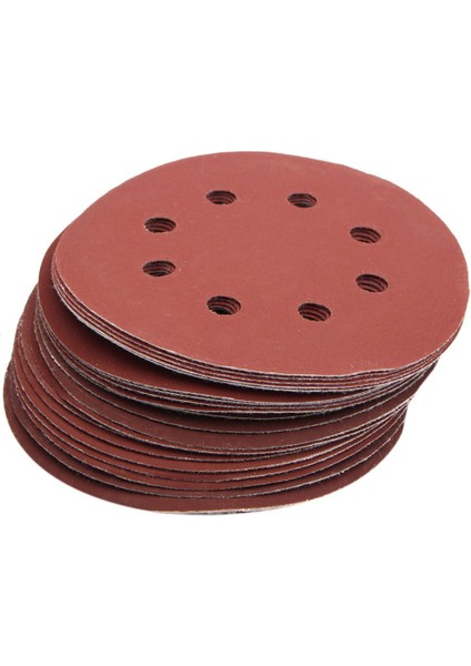 25 Adet 5 Inç 8 Delikli Kum 600# 1000# 1200# 1500# 2000# Zımpara Zımpara Diski Zımpara Kağıdı (Yurt Dışından)