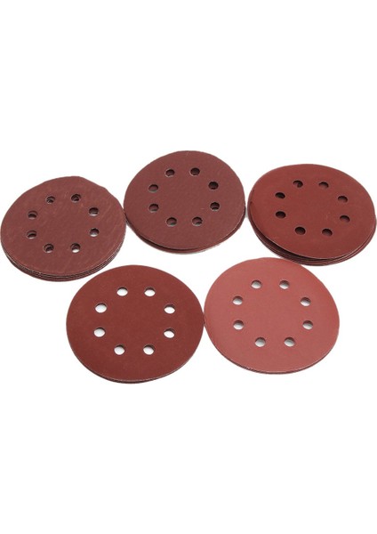 25 Adet 5 Inç 8 Delikli Kum 600# 1000# 1200# 1500# 2000# Zımpara Zımpara Diski Zımpara Kağıdı (Yurt Dışından) fiyatları
