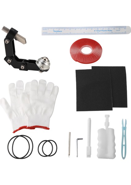 Arc Cam Şişe Kesici Kendin Yap Alet Taşınabilir Hızlı Cam Kesme Takımı, Aksesuarlarıyla Kare ve Yuvarlak Şişe Kesme Makinesi (Yurt Dışından)