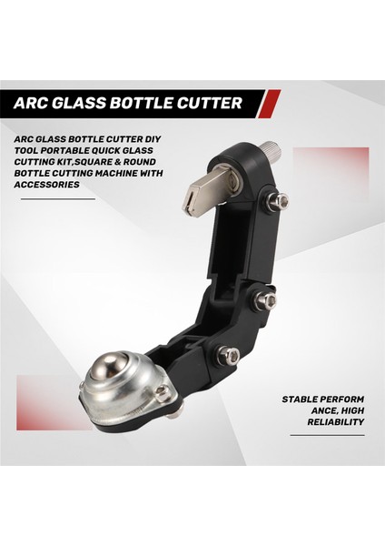 Arc Cam Şişe Kesici Kendin Yap Alet Taşınabilir Hızlı Cam Kesme Takımı, Aksesuarlarıyla Kare ve Yuvarlak Şişe Kesme Makinesi (Yurt Dışından) fırsatları