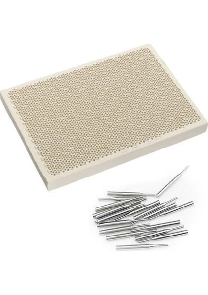 Iğneli Petek Seramik Lehimleme Tahtası, Dikdörtgen Lehimleme Petek Panel Takı Yapımı Aletleri, Lehimleme Bloğu (Yurt Dışından)