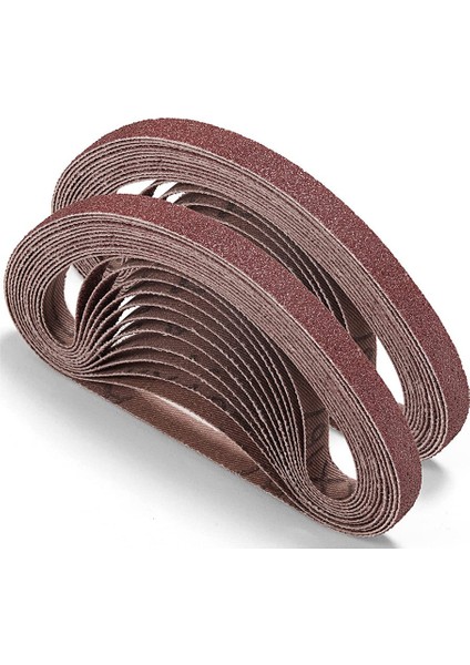Zımpara Kayışı 24 Paket 1/2 x 18 Inç Alüminyum Oksit Hava Dosyası Zımpara Kayışı Çeşitliliği, Ağaç Işleme Için Bant Zımpara Aleti (Yurt Dışından)