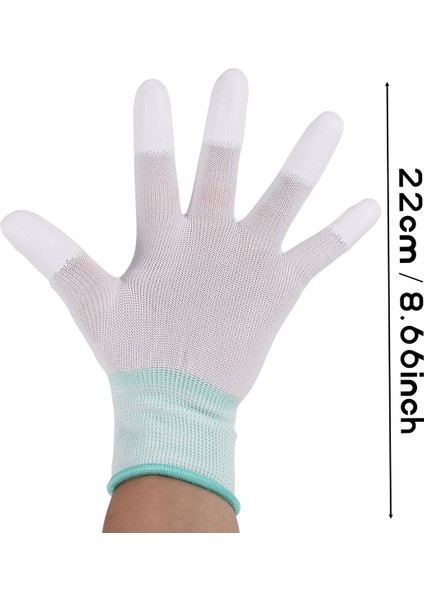 1 Çift Esd Pc Bilgisayar Çalışma Kaymaz Kaymaz Antistatik Beyaz Eldiven Yeni (Yurt Dışından) fırsatları