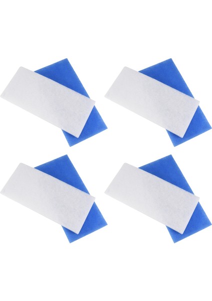 Airbrush Hobi Airbrush Sprey Kabini Filtre Seti, Fiberglas Kabin Değiştirme Filtresi Master ile Uyumlu, Paasche 4 Adet Mavi (Yurt Dışından)