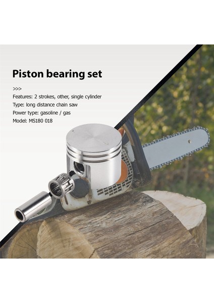 38MM Piston ve Halkalar 10MM Pim Iğne Rulman Takımı Stihl MS180 018 180 Testere Için Uygundur (Yurt Dışından) modelleri