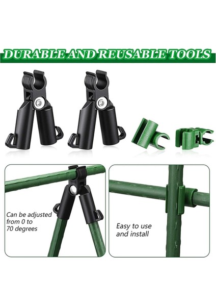 50 Adet Ayarlanabilir Bitki Kafes Bağlantı Klipsi Bahçe Plastik Bağlantı A Tipi Bağlantı Eklemi Toka Klipsi (Yurt Dışından) modelleri