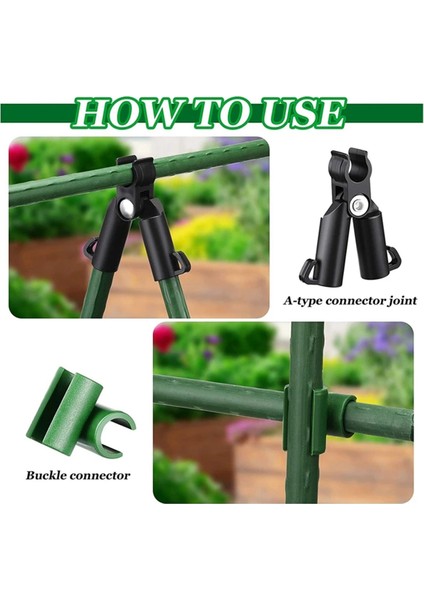 50 Adet Ayarlanabilir Bitki Kafes Bağlantı Klipsi Bahçe Plastik Bağlantı A Tipi Bağlantı Eklemi Toka Klipsi (Yurt Dışından) fırsatları