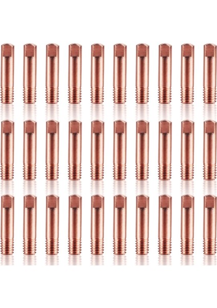 30 Adet Mıg Kaynak Ucu, 11-35 0.035IN Mig Kaynak Temas Uçları Uyumlu (Yurt Dışından)
