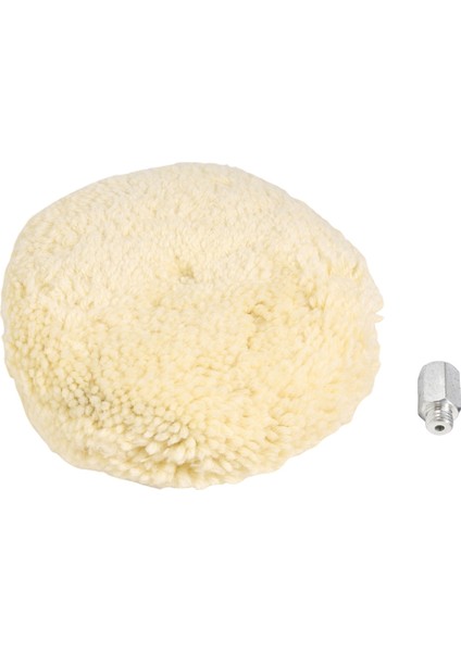 7 Inç Çift Taraflı Yün Cilalama Pedi 5/8 Inç Cıvata Yünü ile Cilalama Pedi (1 Paket) (Yurt Dışından)