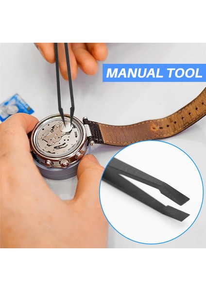 5 Adet Manuel Alet Siyah Plastik Düz Uçlu Anti-Statik Cımbız 12CM Uzunluğunda (Yurt Dışından) fırsatları