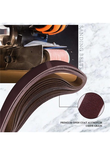 15 Adet 1X30 Inç Alüminyum Oksit Zımpara Bantları Ağır Hizmet Zımpara Bantları Bant Zımpara Için Çok Amaçlı Aşındırıcı Bantlar (Yurt Dışından) fırsatları