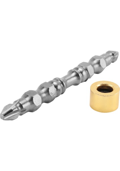 Ph2 Sertlik 65MM Yıldız Başlı Tornavida Ucu Çift Başlı Elektrikli Tornavida Phillips Tornavida Manyetik Halka ile (Yurt Dışından)