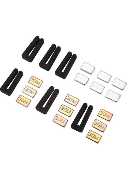 6 Set Tavan Vantilatörü Kanat Dengeleme Kiti Vantilatör Ağırlık Dengeleme Kiti Kendinden Yapışkanlı Metal 5g Ağırlık ve 3g Ağırlık Dahil (Yurt Dışından)