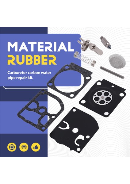 8 Set Karbüratör Tamir Takımı Trimmer Parçaları RB-100 Conta Diyafram Stihl HS45 FS55 FS38 BG45 MM55 4137 Zama C1Q (Yurt Dışından) indirimleri
