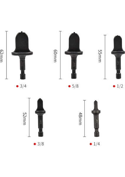 5 Adet Genişletme Aleti Bakır Boru Elektrikli Rayba Klima Altıgen Saplı Boru Genişletme Seti Sıkıştırma Matkap Ucu (Yurt Dışından) fırsatları
