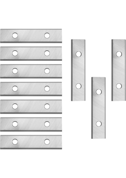 10 Adet Tungsten Karbür Kazıyıcı 50X12X1.5MM Çift Taraflı Ağır Hizmet Kazıyıcı Boya Çıkartmalarının Çıkarılması Için Yedek Bıçaklar (Yurt Dışından)