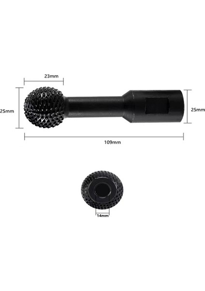 Ball Gouge Küresel Mil Şekilli Ahşap Gouge Güç Oyma Ataşmanı 115/125 Açı Taşlama Makinesi 25MM Kafa (Yurt Dışından) fırsatları