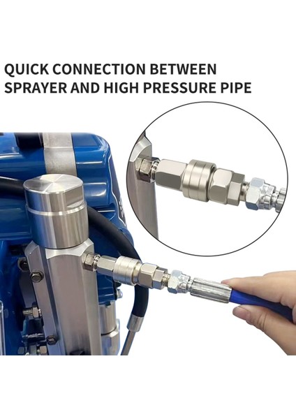 Havasız Düz Hortum Döner Bağlantı Parçası Evrensel 360 Hızlı Bağlantı Parçaları Hava Hortumu Hızlı Bağlantı Parçası Havasız Boya Spreyi (Yurt Dışından) modelleri