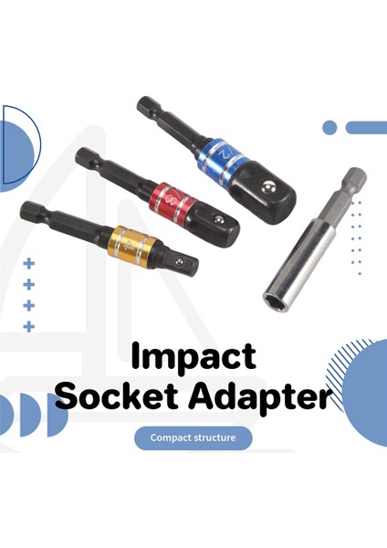 Parça Darbeli Sürücü Soket Adaptörü Seti Manyetik Uzatma Uç Tutucusu ile 1/4 Inç Altıgen Şafttan Kare Sokete Elektrikli Matkabı Somun Sürücüsüne Çevirin (Yurt Dışından) fırsatları