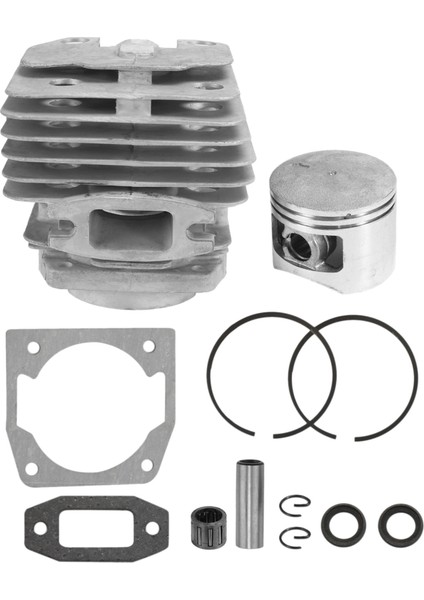 Set Çap 45MM Zincirli Testere Silindiri ve Piston Seti 52 52CC Zincirli Testere Yedek Parçaları Benzinli/yağlı Zincirli Testere Yedek Parçalarına Uygun (Yurt Dışından)