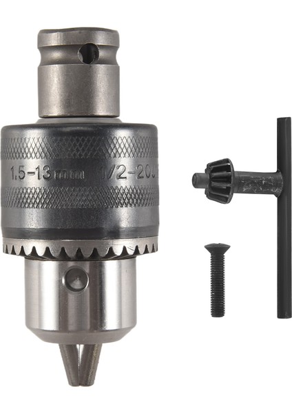 1,5-13 mm Matkap Ucu Matkap Adaptörü 1/2 Inç Elektrikli Matkaplar Için Darbeli Anahtara Dönüştürüldü (Yurt Dışından)